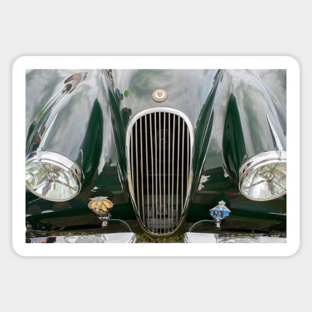 Jag XK120 Sticker by JonDelorme